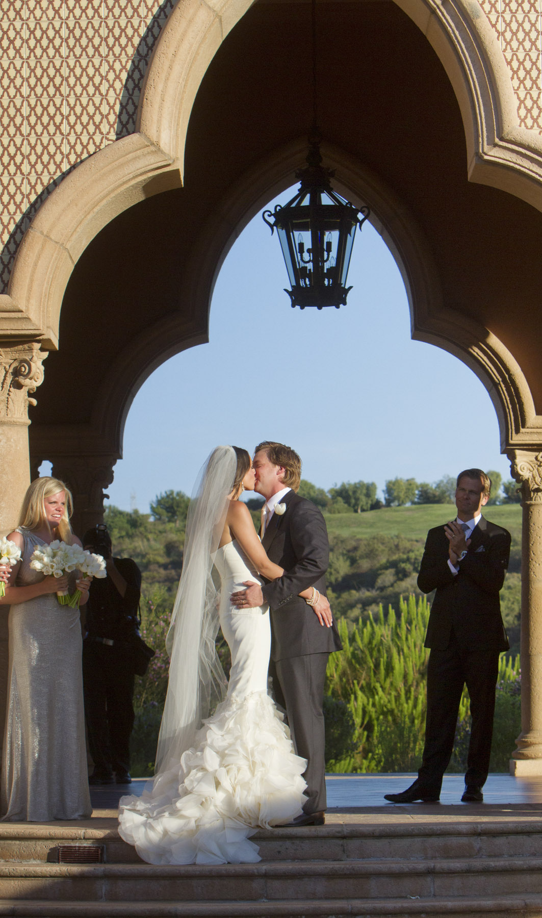 Stacy Adams and Mack Hicks' Stylish Grand Del Mar Wedding, image size:1063x1800