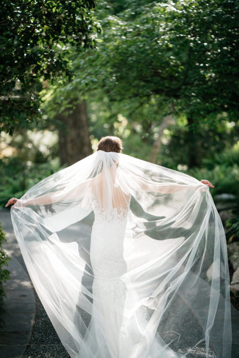 Kate Maher and Michael Schneider's Whimsical Garden Wedding the Dallas Arboretum