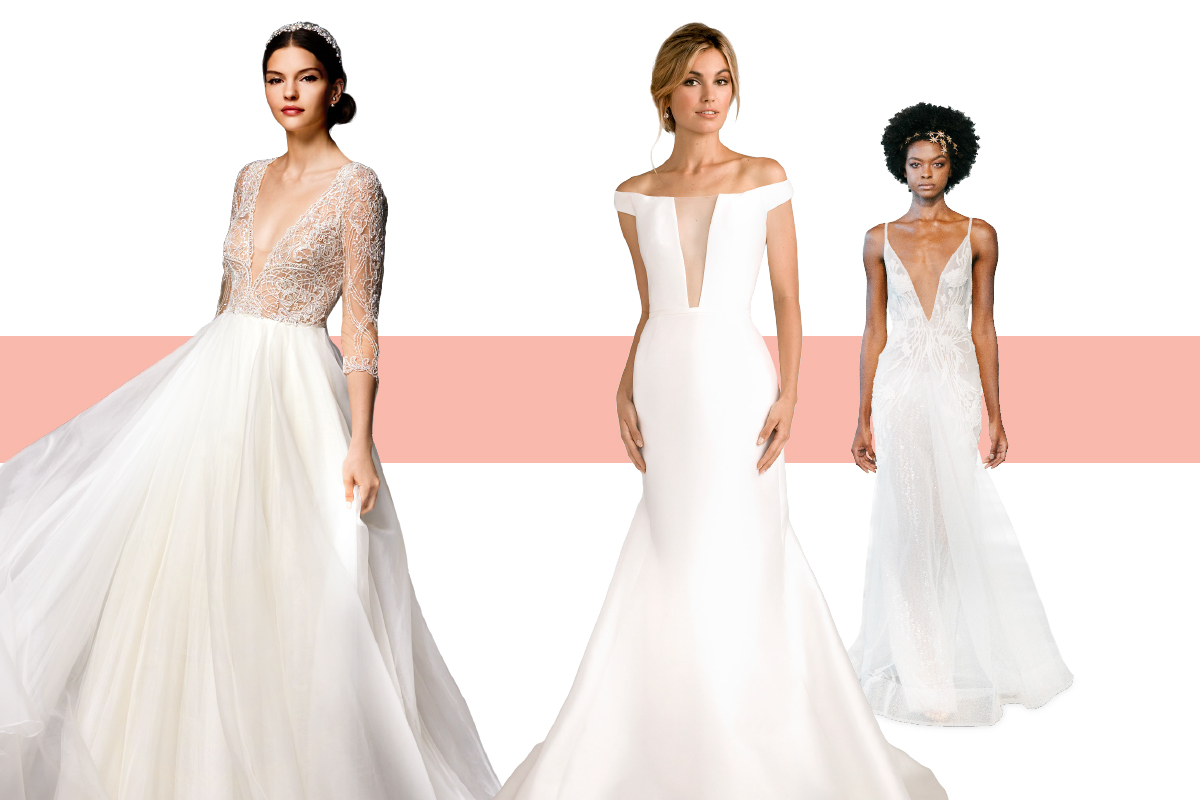 wedding-dresses-v-neck