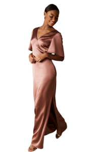 Monique Lhuillier bridesmaid gown