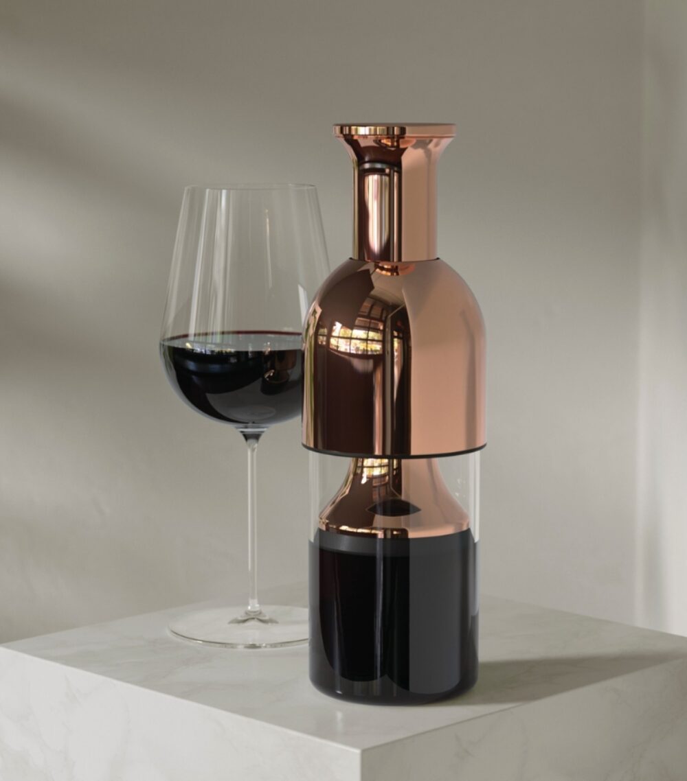 Eto CopperTone Wine Decanter