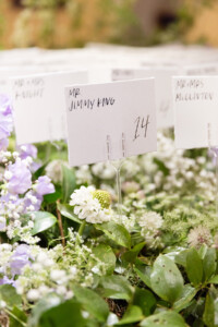 Ellie Bullit and Brand Rawl's Wedding Escort Cards