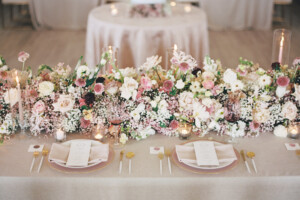 Tara Davis & Hunter Woodhall's Wedding, Table Setting