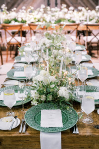 Porter Moore & Andrew Baker's Wedding, Table Decor Setting